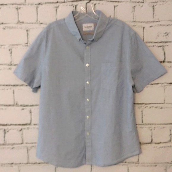 Goodfellow Denim Button Up - Picture 2 of 4